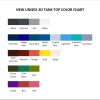 tank top color chart - Buffy The Vampire Slayer Shop